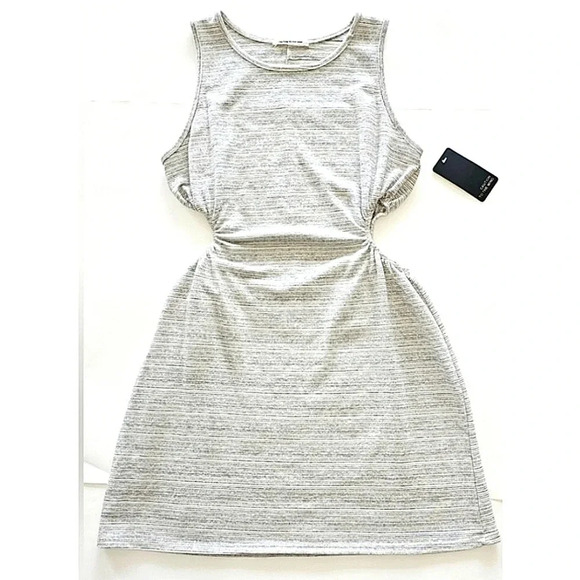 CAUTION To the Wind Cut out Cotton Mini Dress - Picture 1 of 7